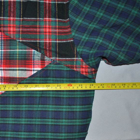 Vintage Patchit Tartan Plaid Patchwork Jacket Size XL - Picture 7 of 8